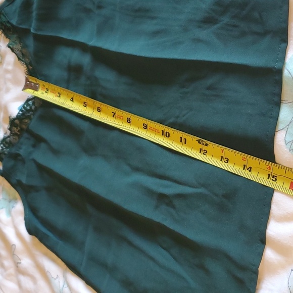 Forest Green Lace Cami XS - Picture 8 of 8